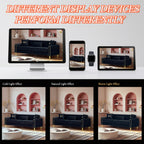 FX-P11-BK Modern 3-Seater Sofa Couch
