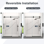 Frameless Single Sliding Shower Door