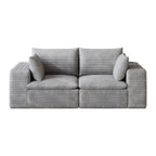 71" Cloud Sofa in Corduroy Fabric