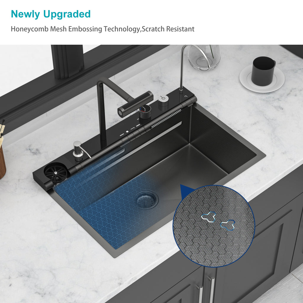 30" Gunmetal Kitchen Sink