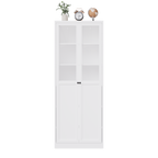 72" Metal Kitchen Pantry Cabinet with Doors & Shelves