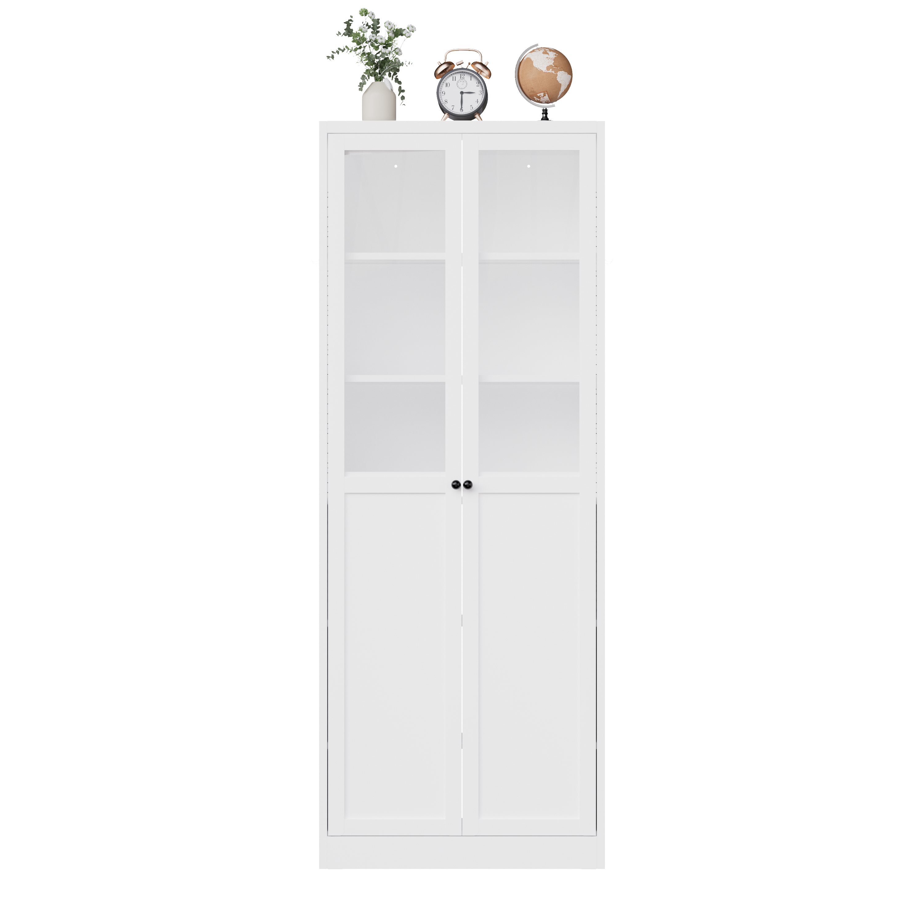72" Metal Kitchen Pantry Cabinet with Doors & Shelves