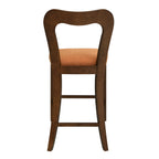 Counter Stool Without Arm (Walnut + Caramel) - Set of 2