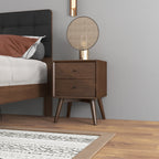 Mid-Century Modern Caroline Night Stand 2-Drawer