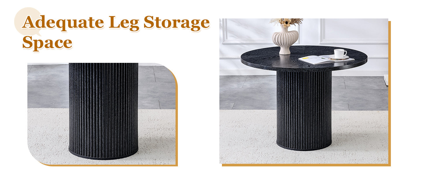 Modern Spliced Circular Dining Table