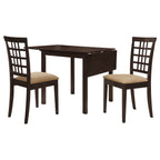 Vanetta Cappuccino 3-Piece Dining Set