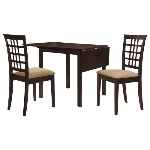 Vanetta Cappuccino 3-Piece Dining Set