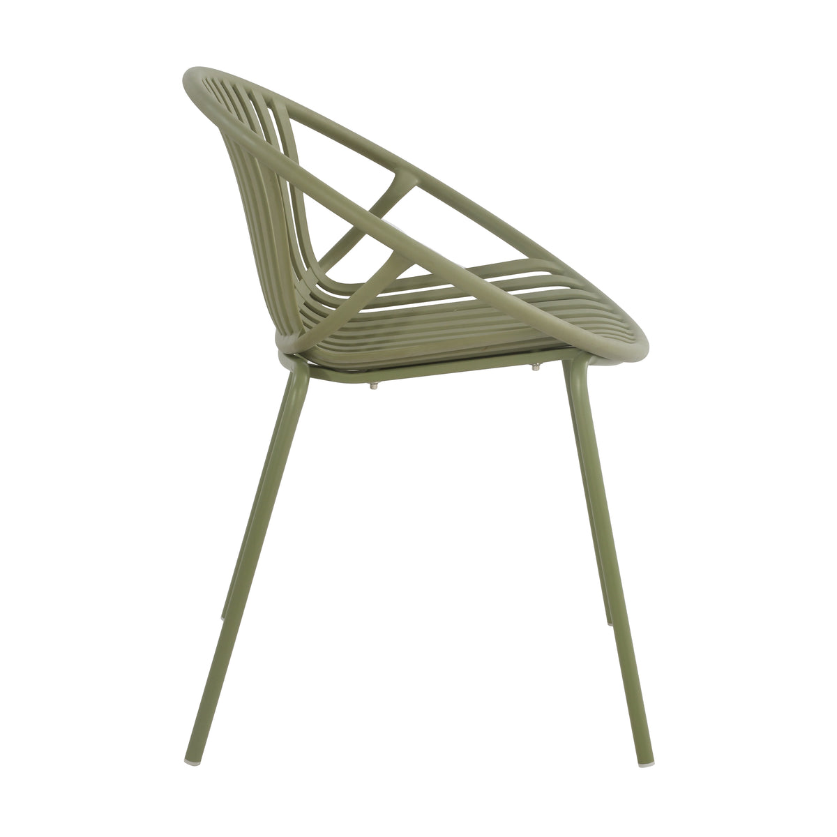 7 Pieces Outdoor Modern Expandable Dining Set with Stackable Chair
