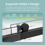 Frameless Single Sliding Soft-Close Shower Doors