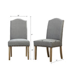 Mod Urban Style Solid Wood Nailhead Dining Chairs