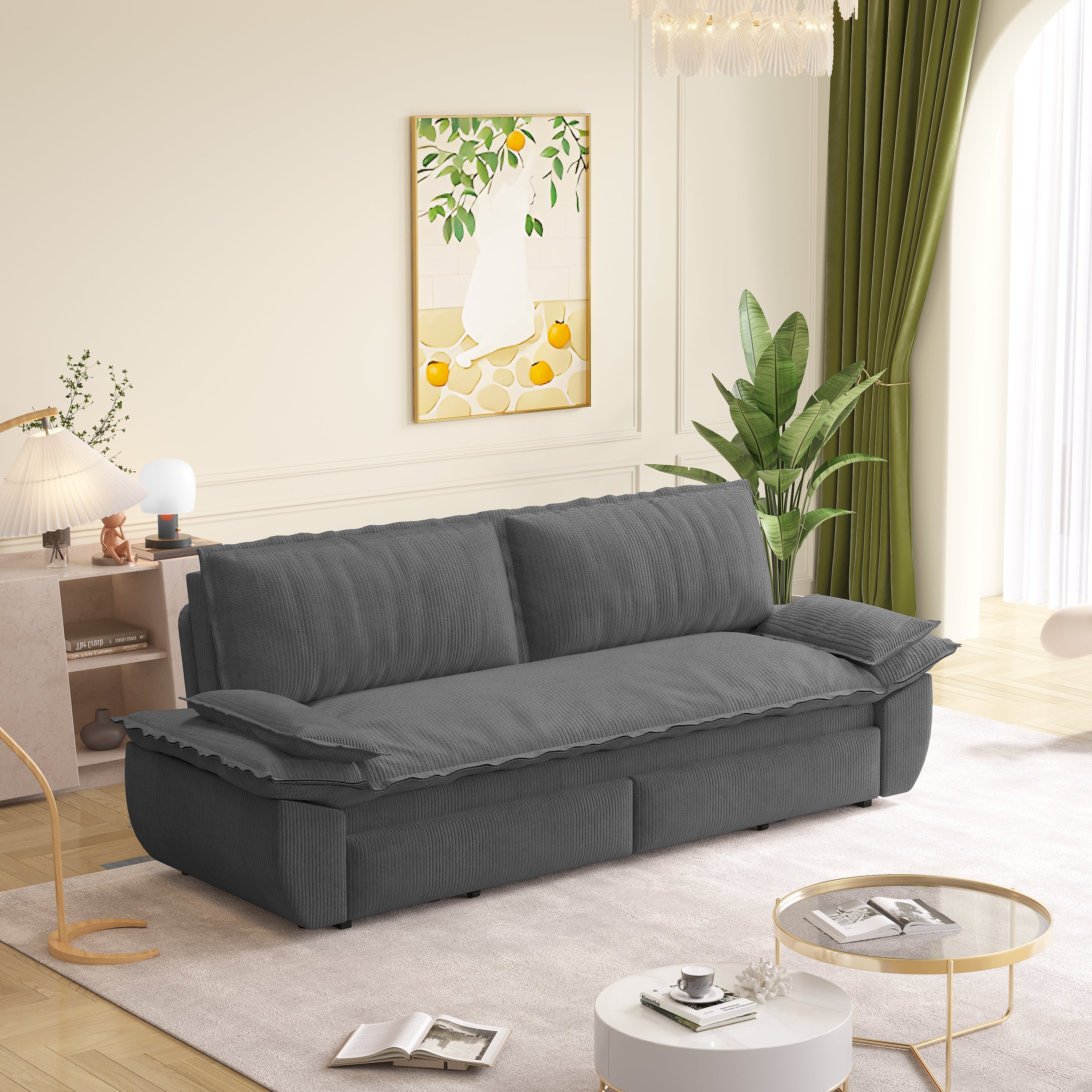 3-in-1 Convertible Sleeper Sofa Bed