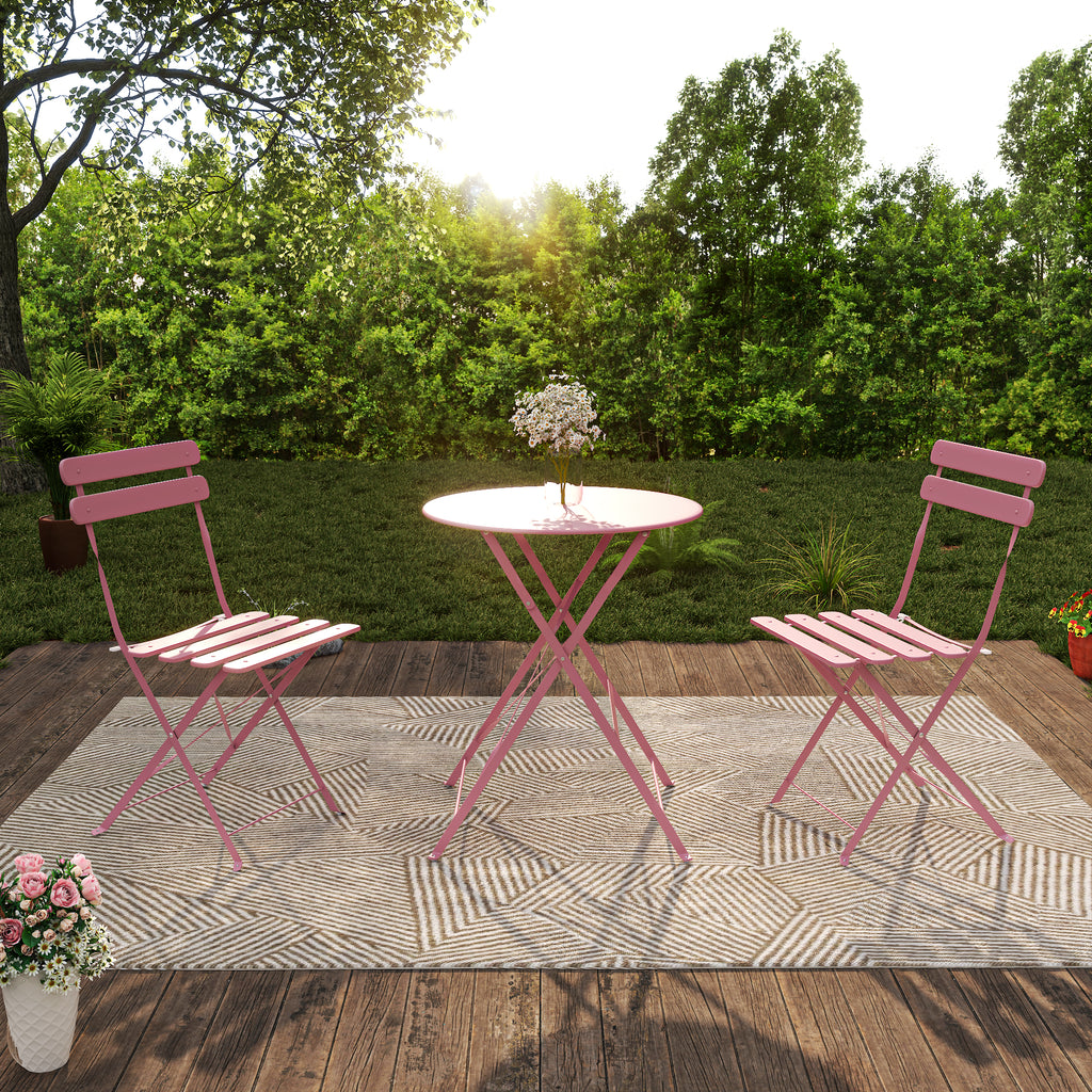 3 Piece Bistro Table and Chairs Set