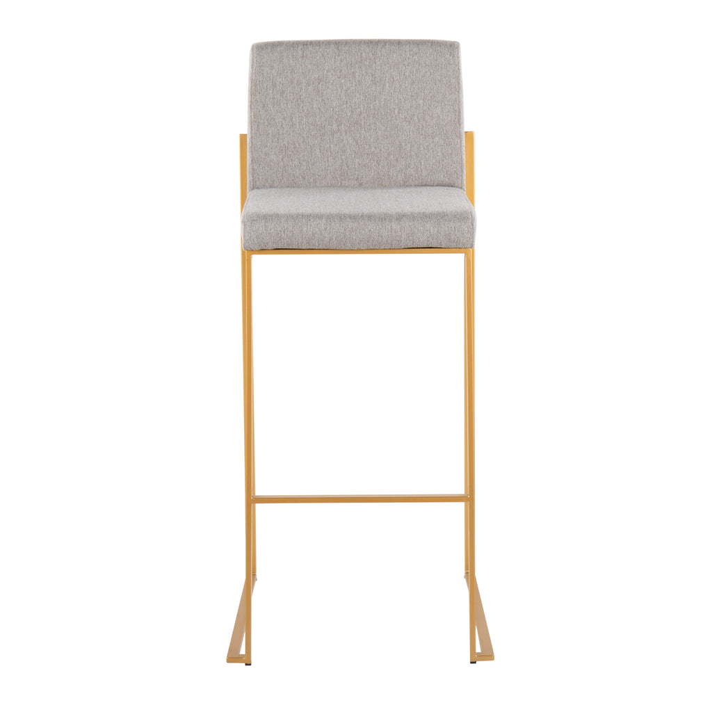Contemporary High Back Barstool