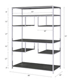Vonara Rustic Etagere Bookshelf