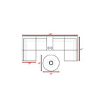 All-Weather 4-Person Patio Sofa Set