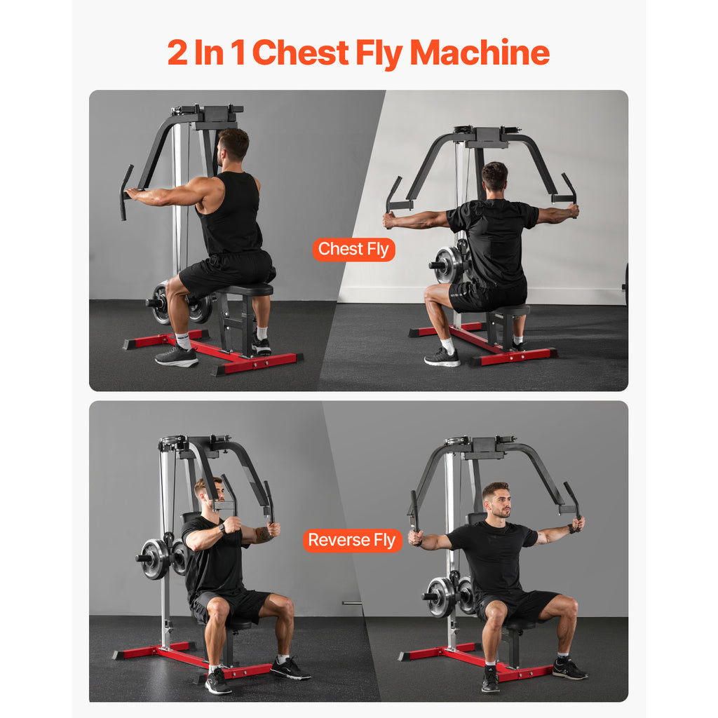 Chest Fly Machine - Adjustable Fly and Reverse Delt Machine
