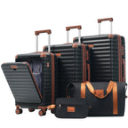 Luggage Set - 5 Piece Hardside Expandable Carry-On
