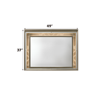 Skylar Dark Champagne Finish Mirror With LED