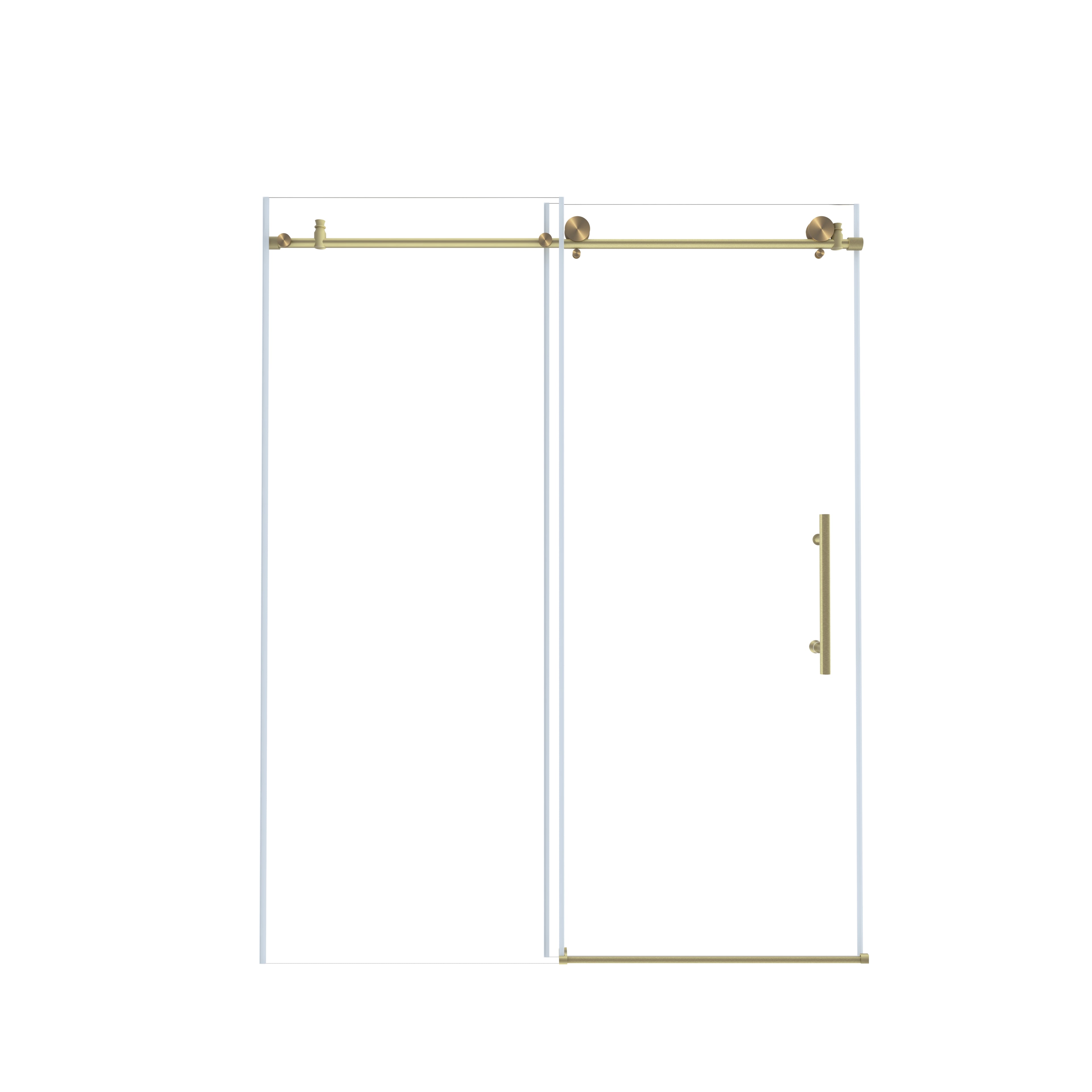 Frameless Shower Door 56-60"W x 76"H