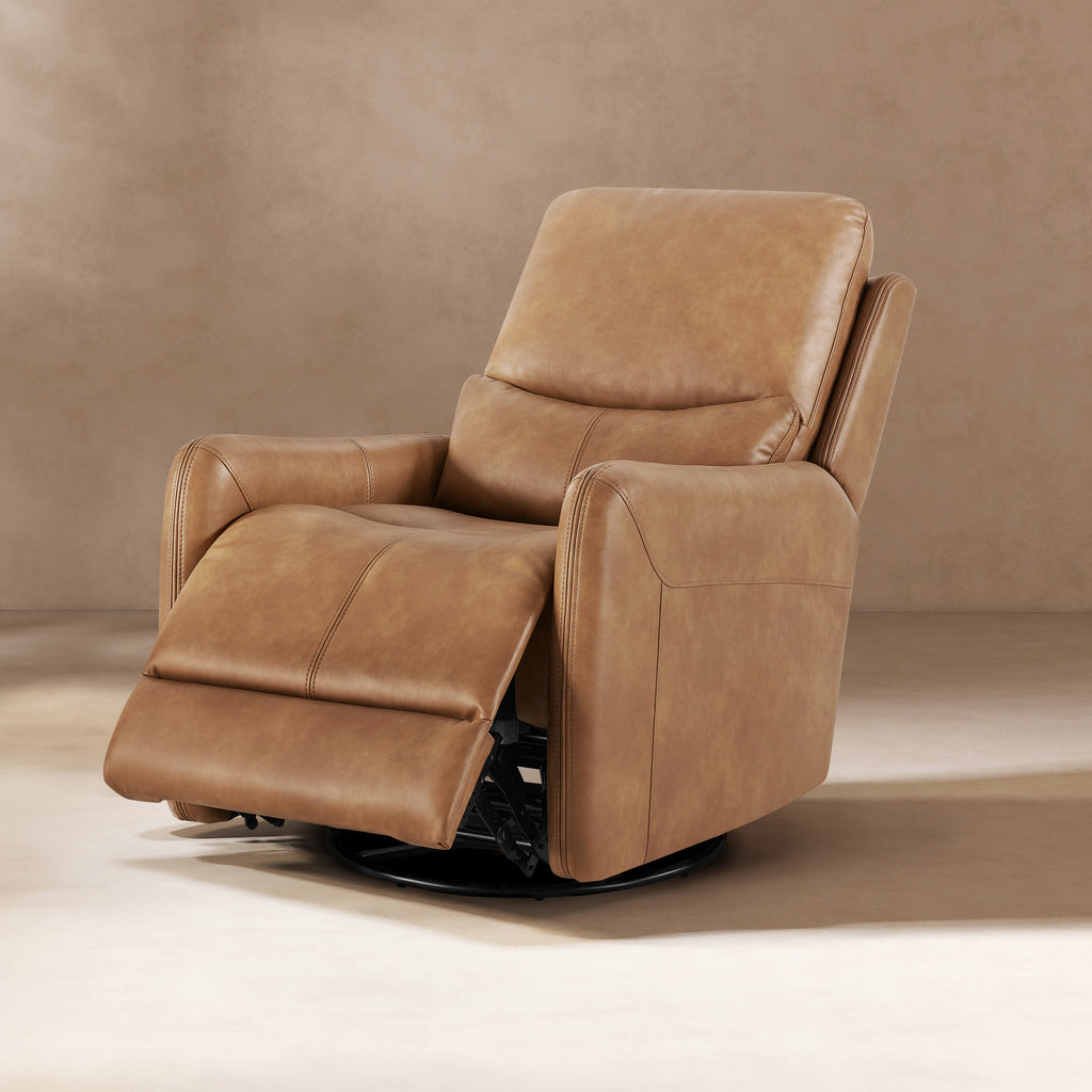 Dublin 30" Swivel Power Recliner Arm Chair - Saddle