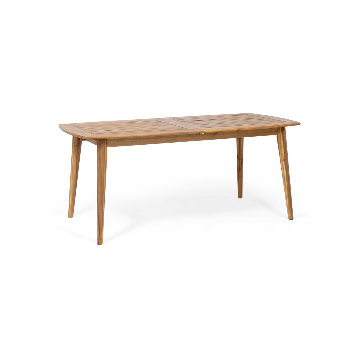Outdoor Acacia Wood Expandable Dining Table in Teak