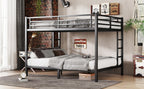 Metal Queen Over Queen Bunk Bed