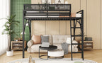 Full Size Loft Bed with Ladder