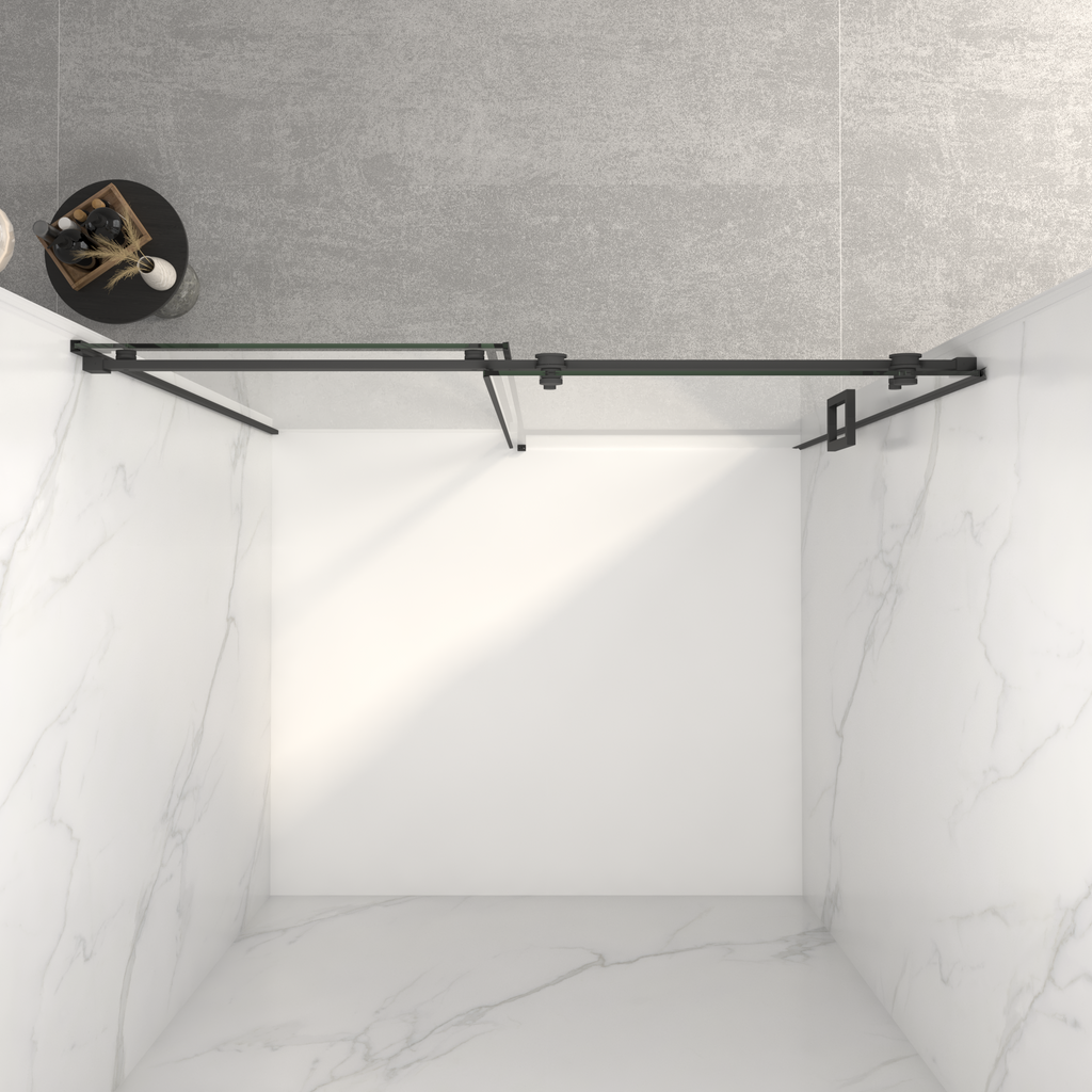 Frameless Sliding Shower Door - 56-60"W x 72"H
