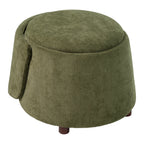 Green Pet Friendly Chair with Hidden Pet Nook