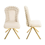 Dining Chairs Set of 2, Velvet Accent Chairs for Living Room