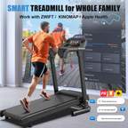 Foldable Treadmill for Home, 2.5HP Portable Treadmill