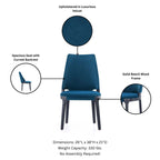 Kara Wood Upholstered Dining Chair