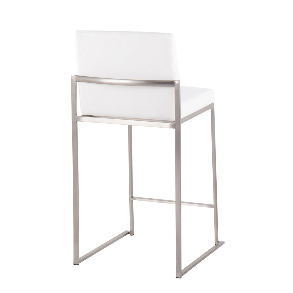 Contemporary High Back Counter Stool