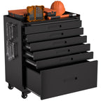 34.3" Rolling Tool Chest with 6 Drawers