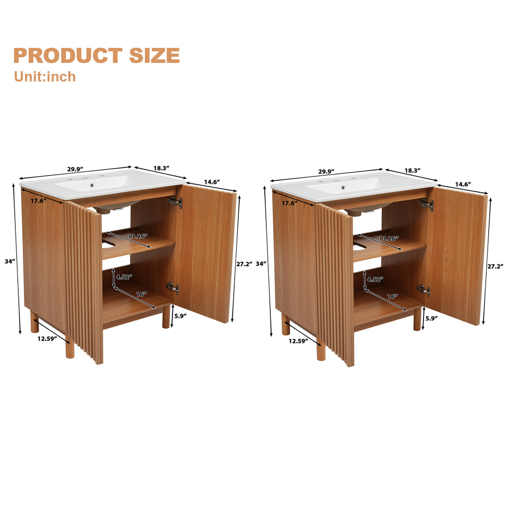 59.8" Bathroom Vanity Combo