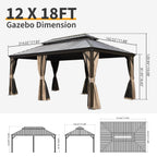 12' X 18' Hardtop Gazebo