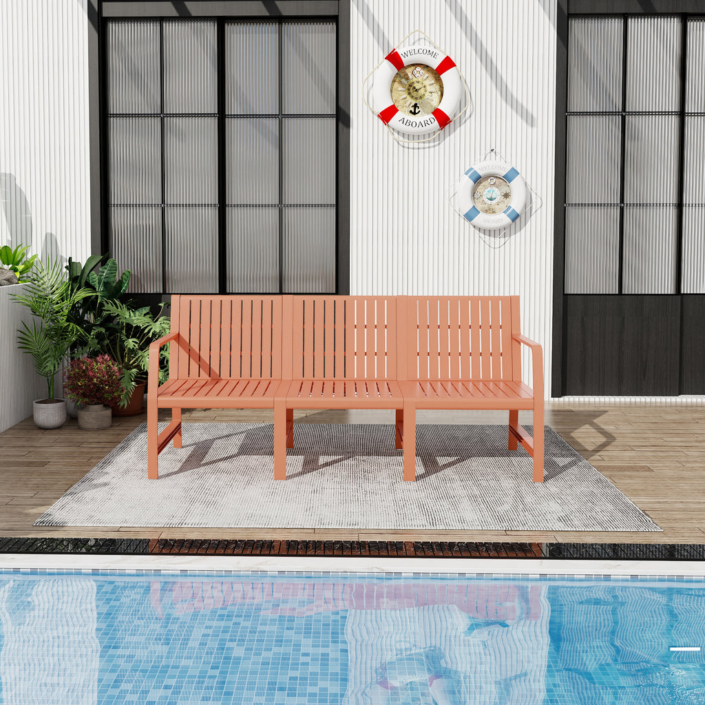 Summer 1-Piece Indoor/Outdoor 3-Seater Sofa