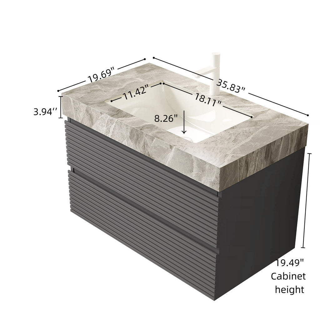 Veno 36" Bathroom Vanity with Undermount Sink