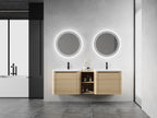 60'' Wall-Mounted Bathroom Vanity