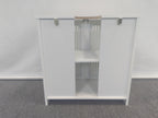 Louvered Double-Door Floor-Standing Bathroom Vanity