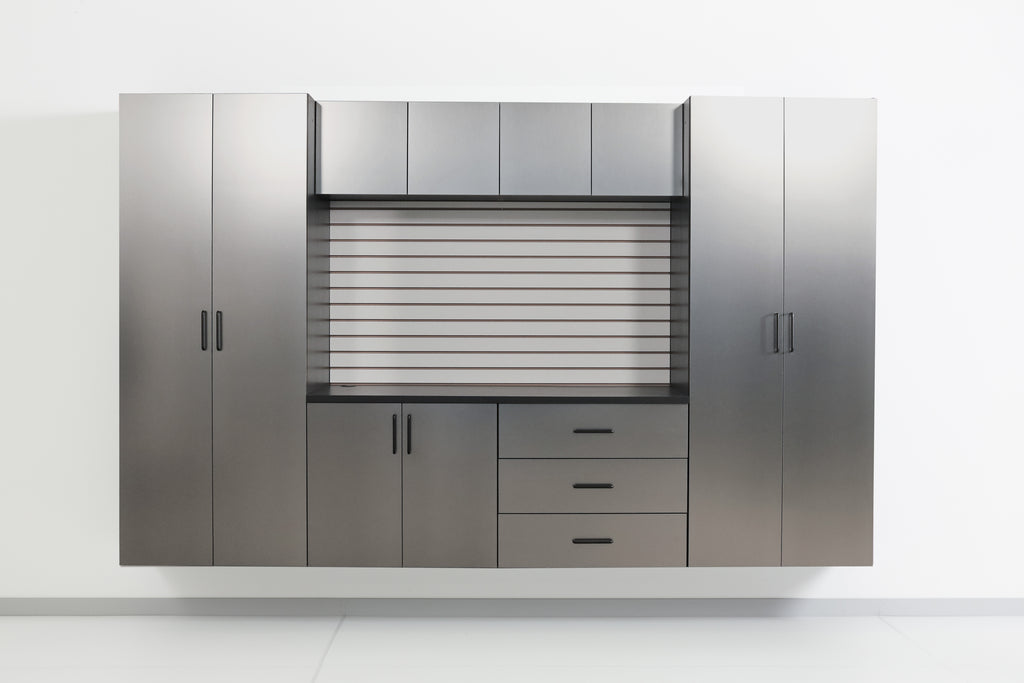 Astro Series 32 in. W x 79 in. H x 20 in. D Metal Wall Mounted Storage Cabinet