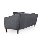Contemporary 3-Seater Sofa with Accent Pillows