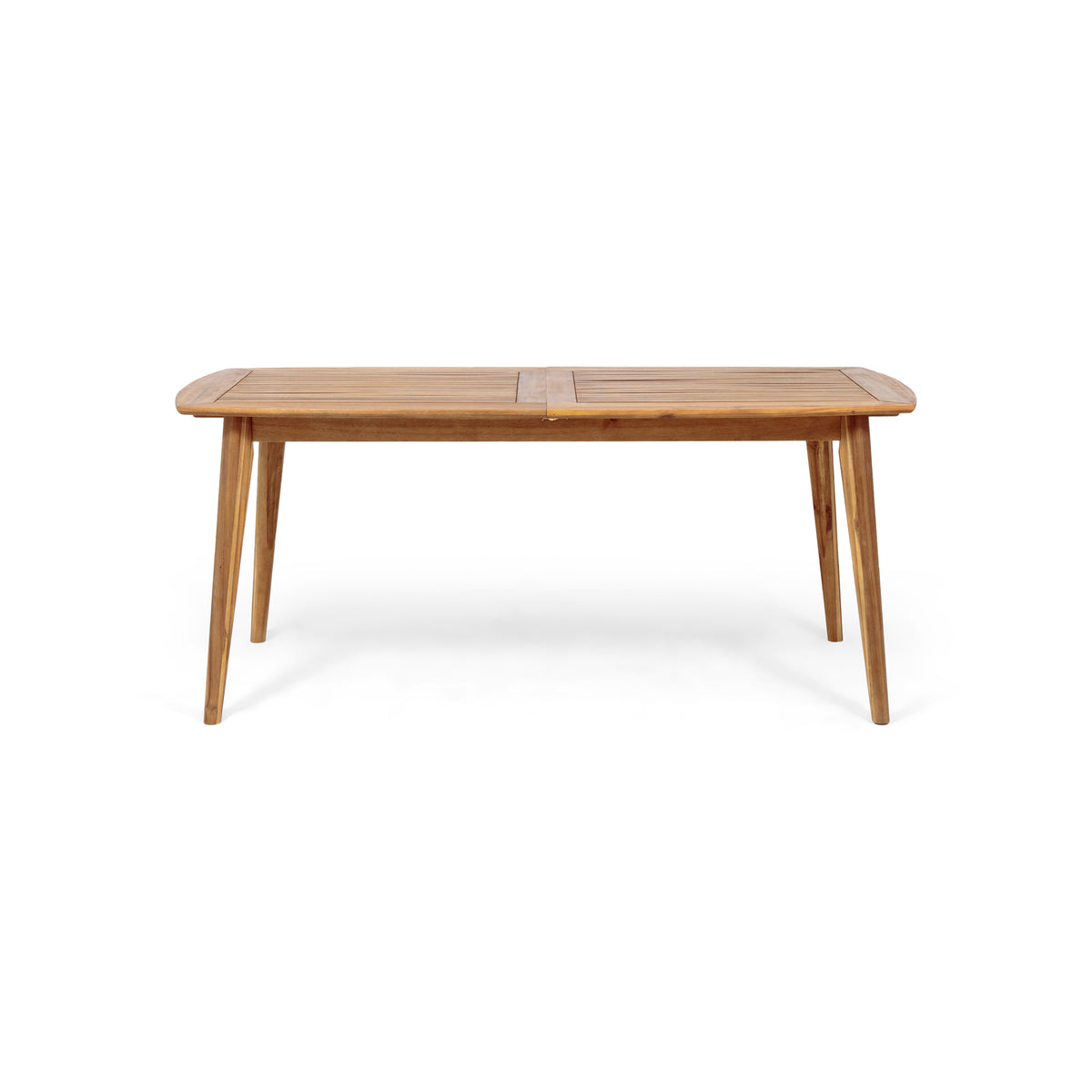 Outdoor Acacia Wood Expandable Dining Table in Teak