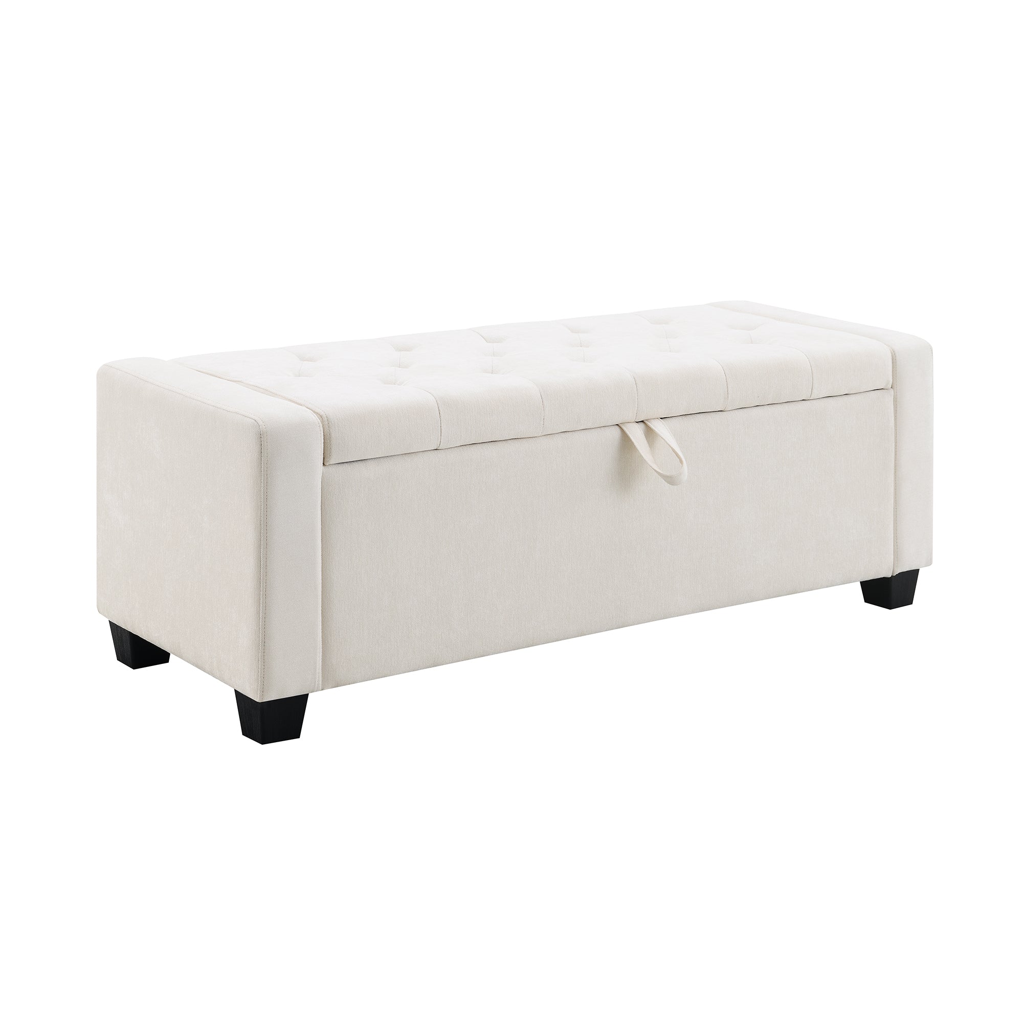 48" Ottoman with Storage and Safety Hinge