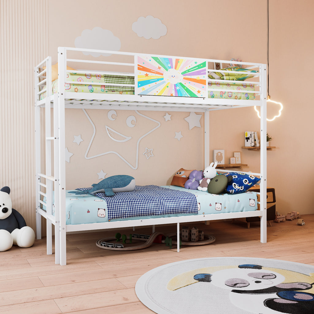 Twin Over Twin Metal Bunk Bed
