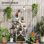Outsunny 8 Tier Plant Stand Indoor, 62" Tall Plant Shelf