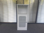 Bathroom Low Cabinet with Louvered Door
