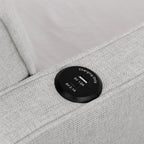 Twin Size Upholstery Daybed with Pop-up Trundle & USB Charging