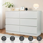 Elegant 6 Drawer Dresser