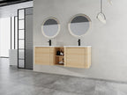60'' Wall-Mounted Bathroom Vanity